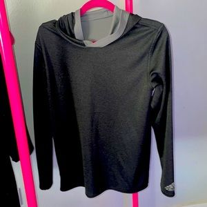 Reversible adidas hoodie gray/dark gray